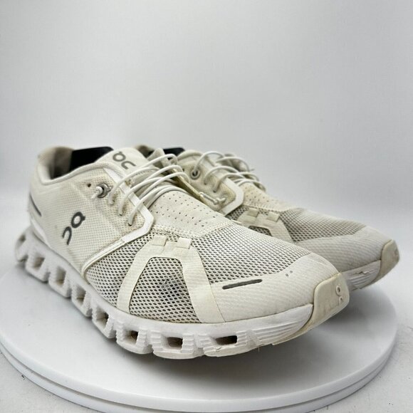 On Cloud 5 Swiss Engineering Women Size 9.5 59.98902 Pearl White Running Shoes - Picture 4 of 14
